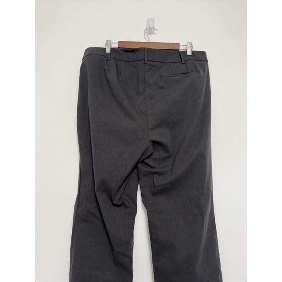 Lane Bryant Dress Pants Womens Size 18 Regular Gray Wide Leg Trousers - Picture 4 of 11